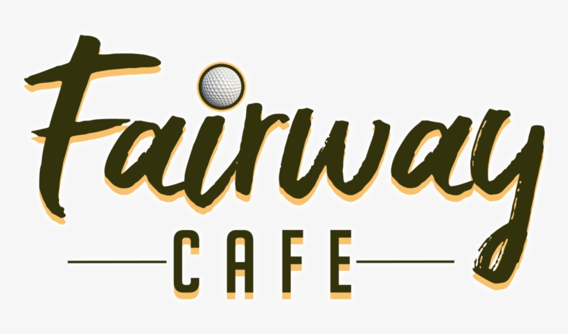 Fairway Cafe Logo No Border With Glow - Calligraphy, transparent png download