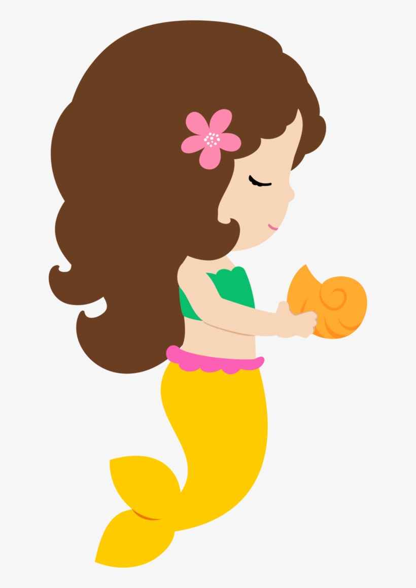 Little Mermaid Clipart - Mermaid Clipart Png, transparent png download