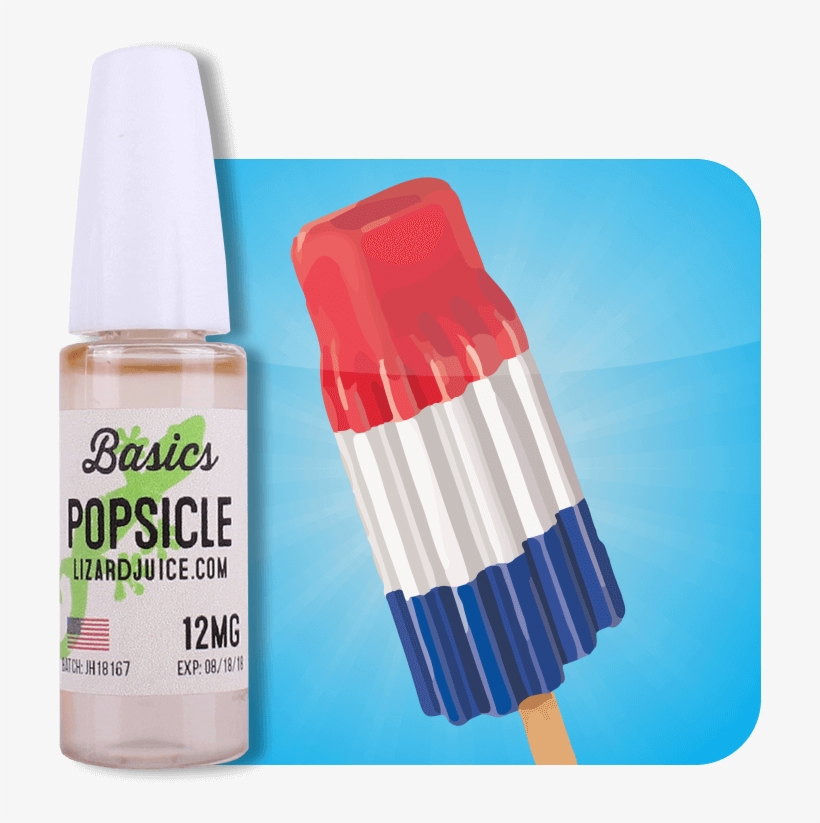 Popsicle E-liquid From Lizard Juice In 15ml Needle - Electronic Cigarette Aerosol And Liquid, transparent png download