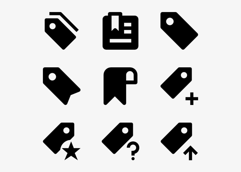 Price Tag Icons - Tag Icons, transparent png download