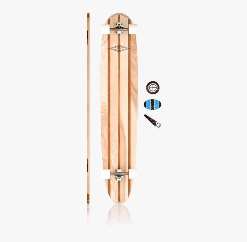 Lush Longboards Kisiwa - Longboard, transparent png download