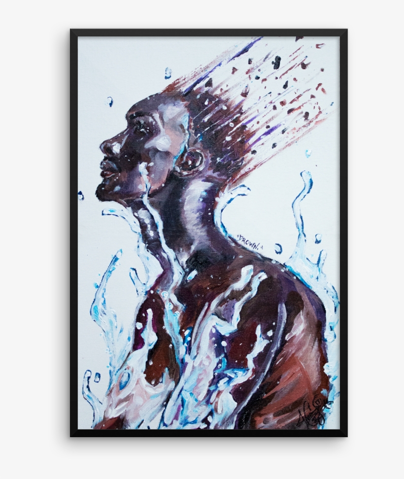 Image Of "drown - Painting, transparent png download