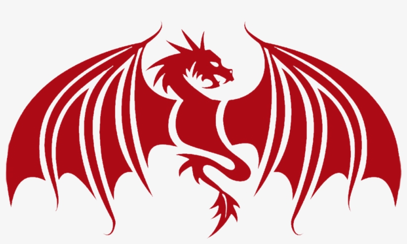 Blood Dragon Wings Displayed 1 - Red Dragon Wings, transparent png download