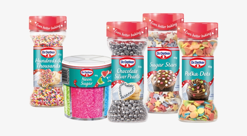 Dr Oetker Soft Silver Pearls 52 G Jar, transparent png download
