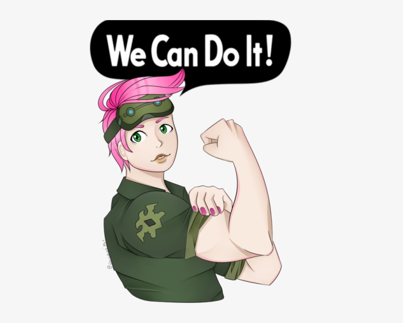 I Drew Zarya Guys - Rosie The Riveter Masterprint 11 X 17in, transparent png download