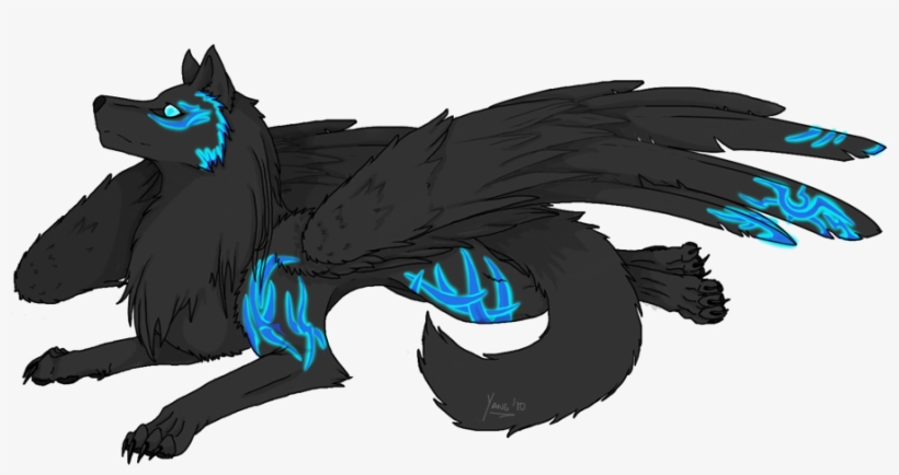 Linkage, Since Its A Little Big - Wolves With Dragon Wings, transparent png download