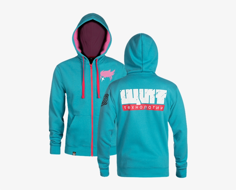 Overwatch Ultimate Zarya Men's Zip-up Hoodie, transparent png download