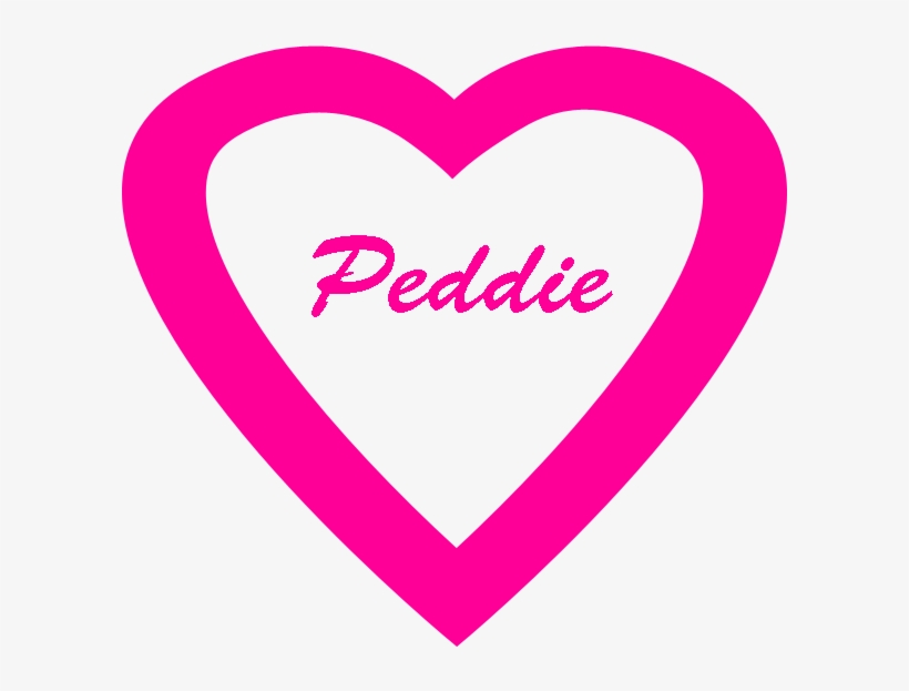 Peddie Heart Shape 1 - Sign, transparent png download