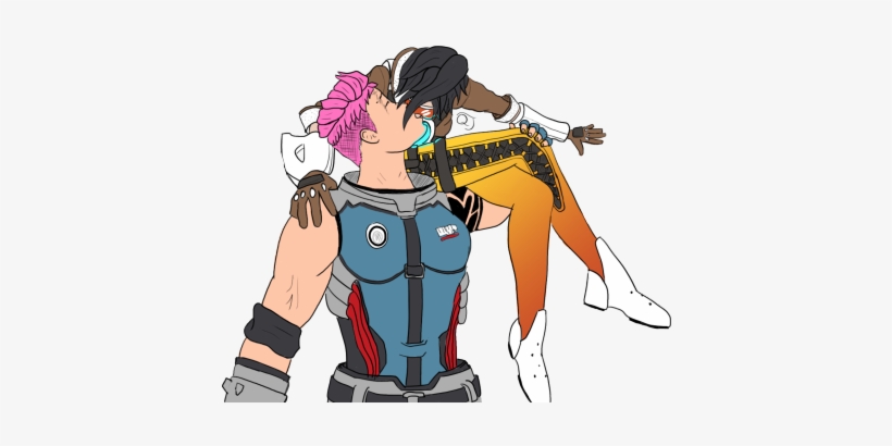 Spoiler - Overwatch Zarya And Tracer, transparent png download