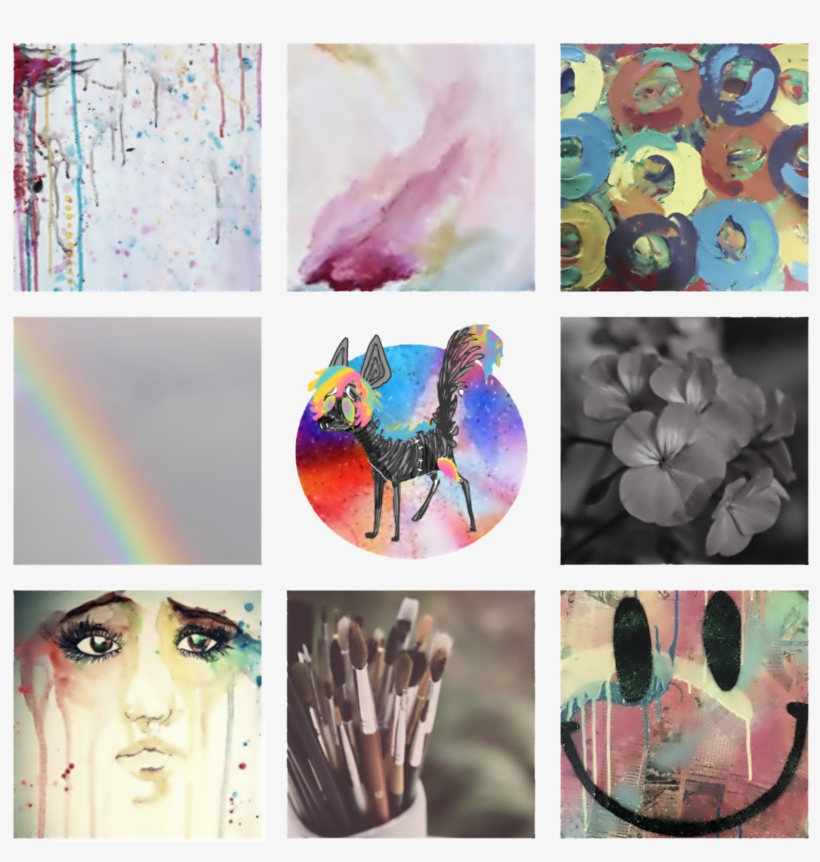 Details - Happy Tears Bright Cheerful Abstract Acrylic Paint..., transparent png download