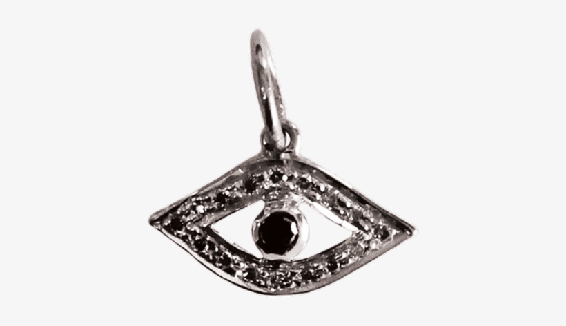 Evil Eye Charm Silver - Silver, transparent png download