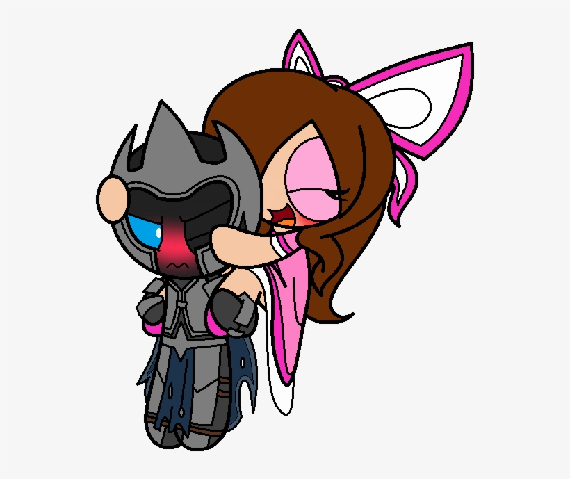 Gamingwithjen X Fanart By Jpg Black And White Library - Popularmmos And Supergirlygamer Fan Art, transparent png download