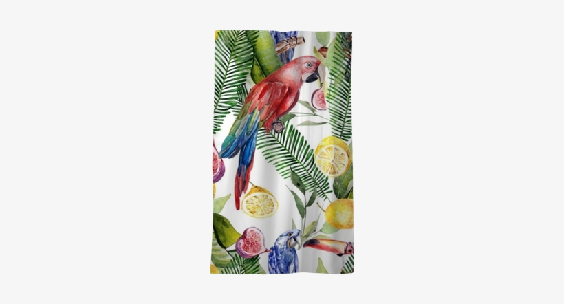 Beautiful Watercolor Seamless, Tropical Jungle Floral - Watercolor Painting, transparent png download