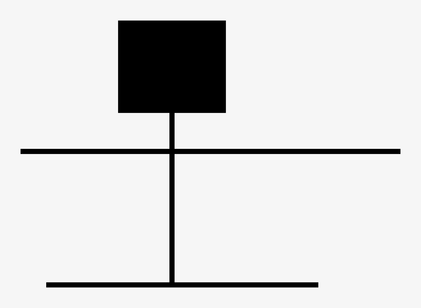 Straight Line Man - Monochrome, transparent png download