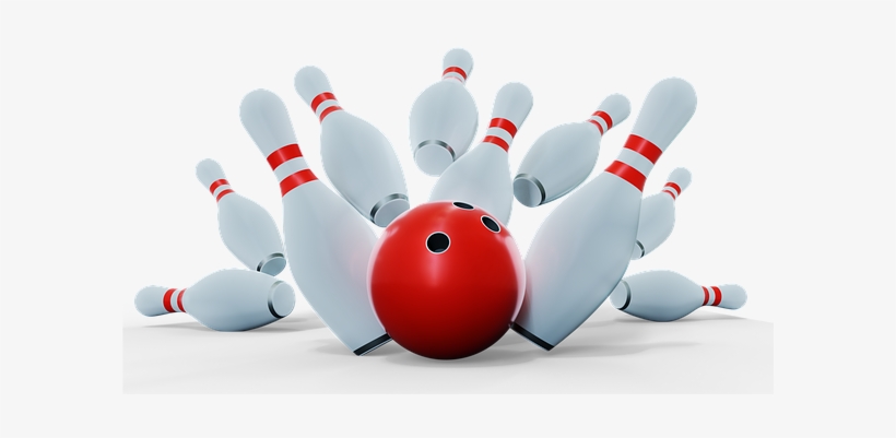 Bowling, Strike, Ball, Isolated, 3d - Bowling Png, transparent png download
