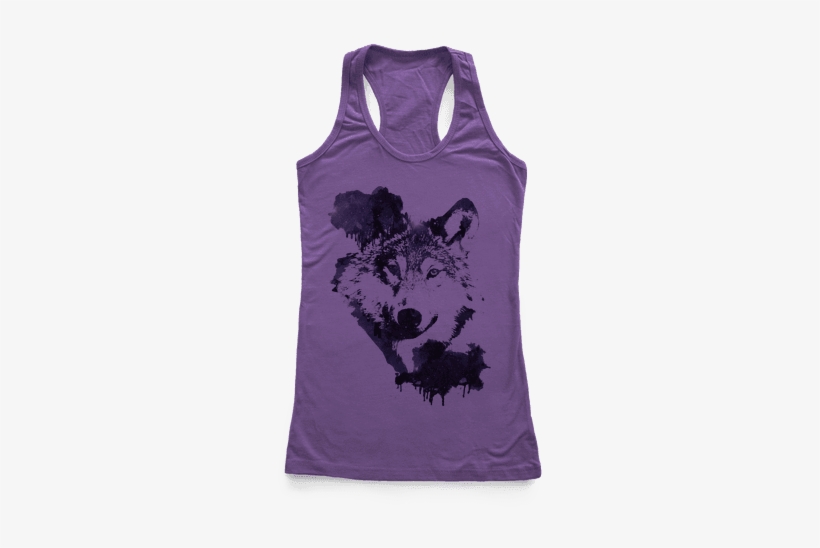 Space Wolf Racerback Tank Top - Mermaid Quotes, transparent png download