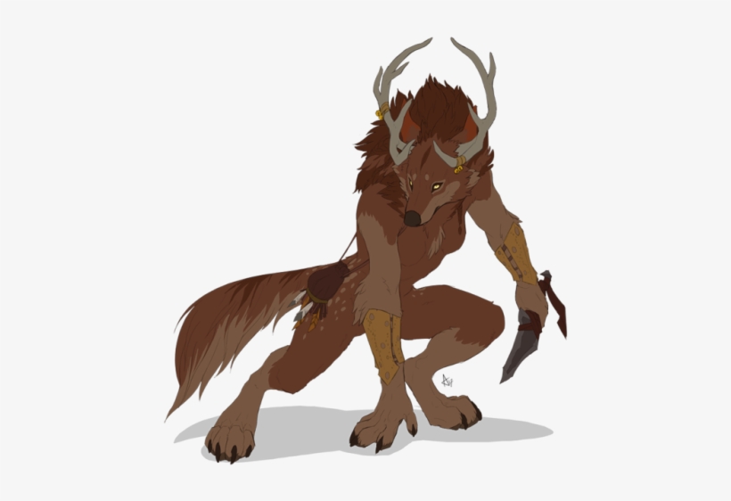 Werewolf Draw - Werewolf David Camp Camp, transparent png download