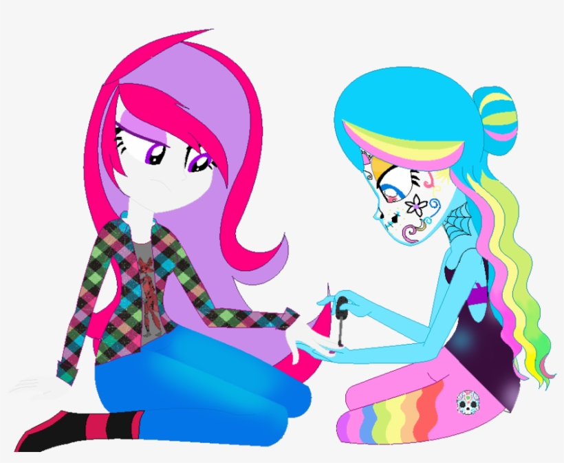 Creative Mind And Sugar Skull - Illustration, transparent png download