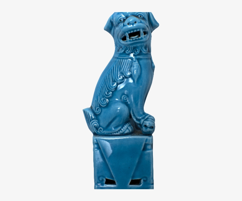 Guardian Lion Foo Dog Statue Png - Dog, transparent png download