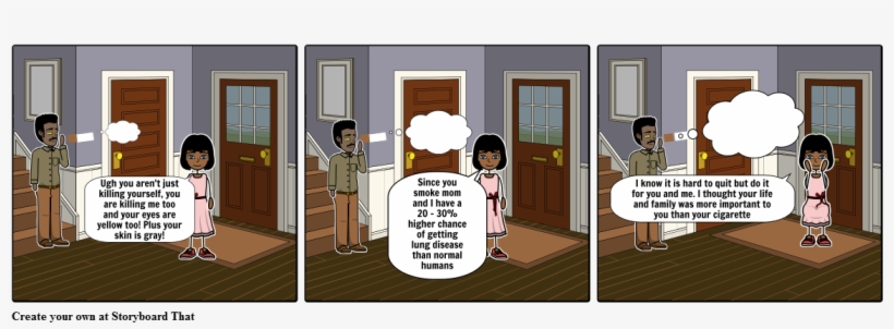 Sanjana Explains Why You Should Not Smoke - Cartoon, transparent png download