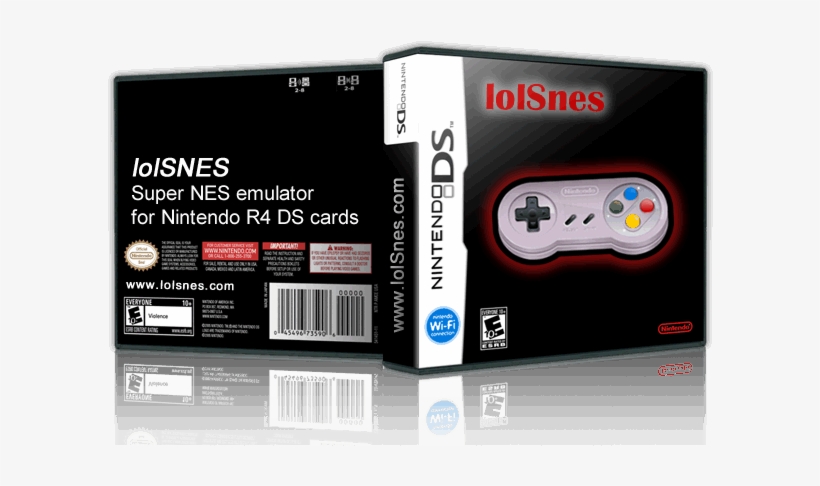 Lolsnes Snes Emulator On Ds - Emulador De Snes Para Ds, transparent png download