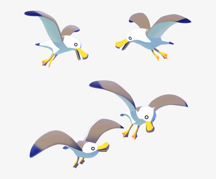 Artwork From The Wind Waker Hd - Zelda Wind Waker Seagull, transparent png download