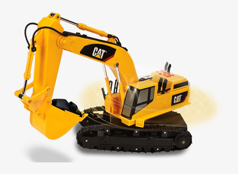 Cat 15" Remote Excavator With Light And Sound, transparent png download