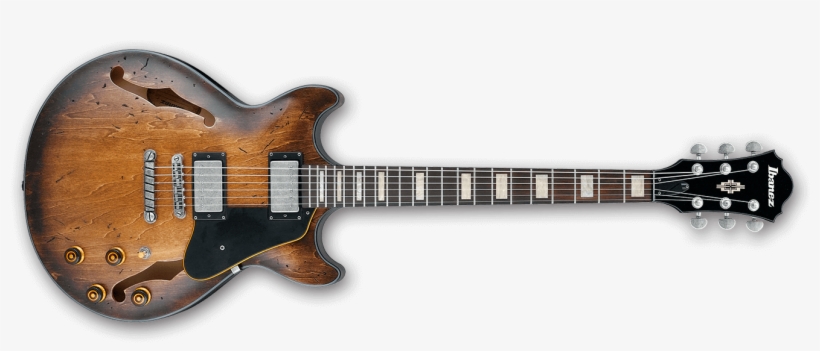 Vintage Ibanez Guitar Png - Ibanez Amv10a Tcl Artcore Vintage, transparent png download