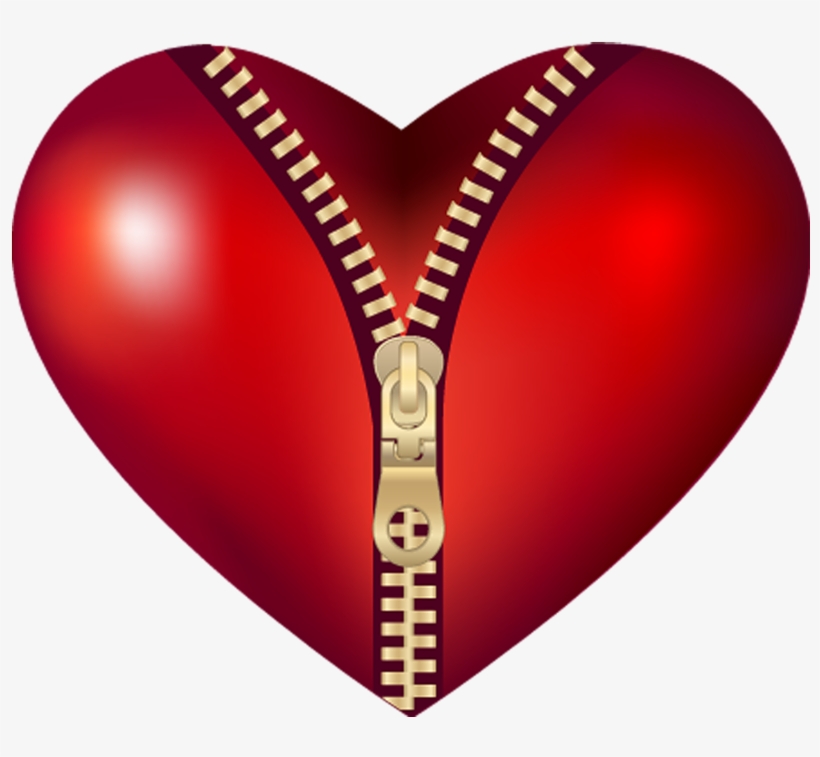 Zipped Heart Png Clipart Picture - تحميل صور قلوب روعه, transparent png download