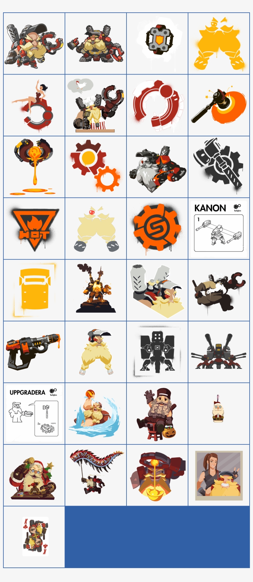 Return To Game - Overwatch Torbjorn Sprays, transparent png download