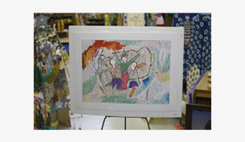 Alpha Andrews "come Dance With Me" Folk Art Around - Motif, transparent png download