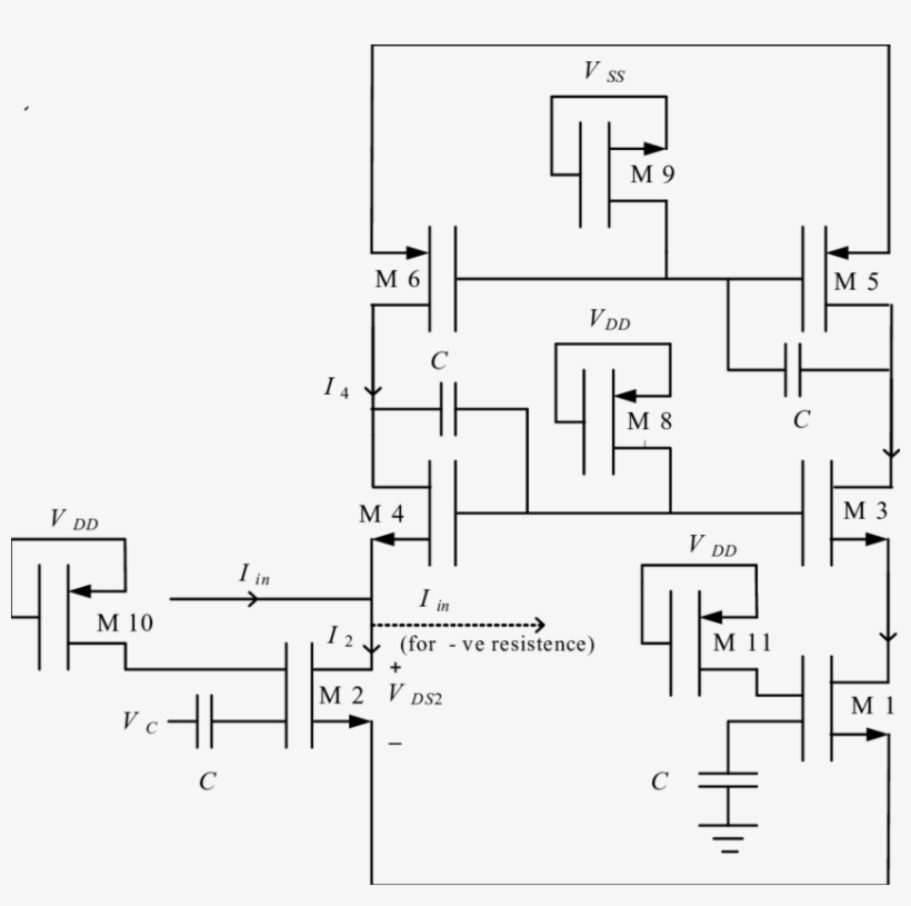 Qfgmos-based Vcr - Diagram, transparent png download