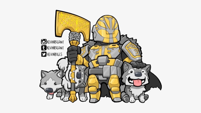 28 Collection Of Destiny Rise Of Iron Drawing - Destiny Lord Saladin Drawing, transparent png download