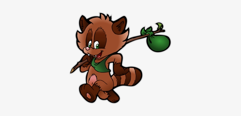 Japanese Raccoon Dog Cat Vertebrate Ouchiyama Zoo - Ricky The Raccoon Jungle Bed Time: Volume 3 (beginner, transparent png download