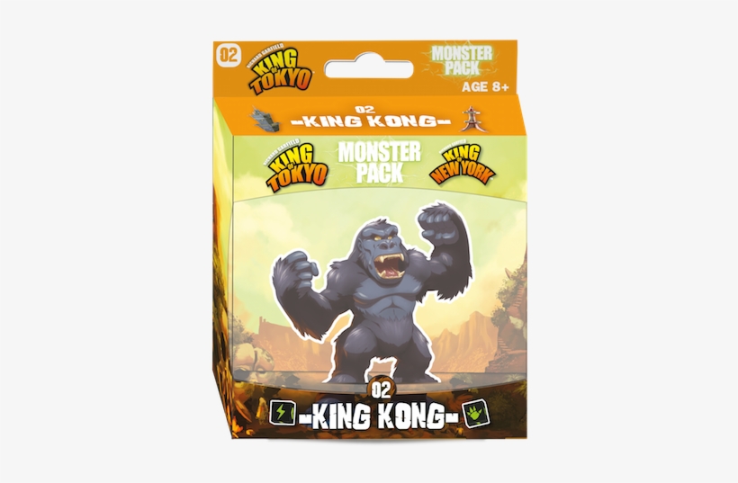 Owned By King Kong, The Beauty Card Gives Him One Extra - King Of Tokyo Monster Pack, transparent png download