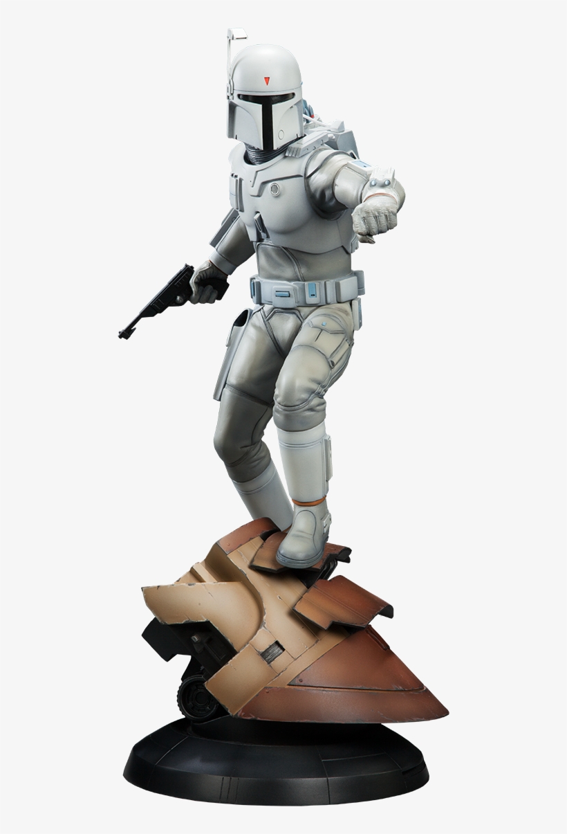 Star Wars Ralph Mcquarrie Boba Fett Statue By Sideshow - Ralph Mcquarrie Boba Fett Star Wars Statue, transparent png download