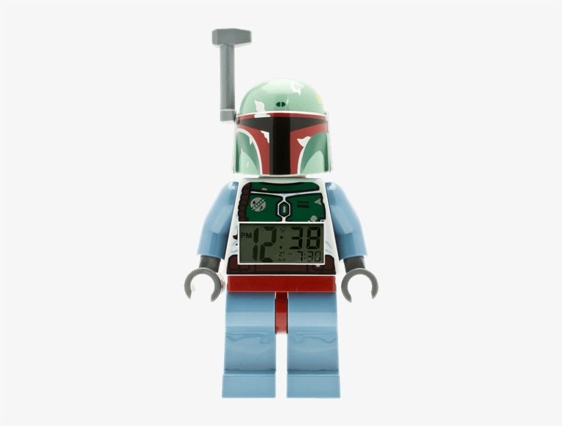 Lego Star Wars Mini Figure Alarm Clock: Boba Fett, transparent png download