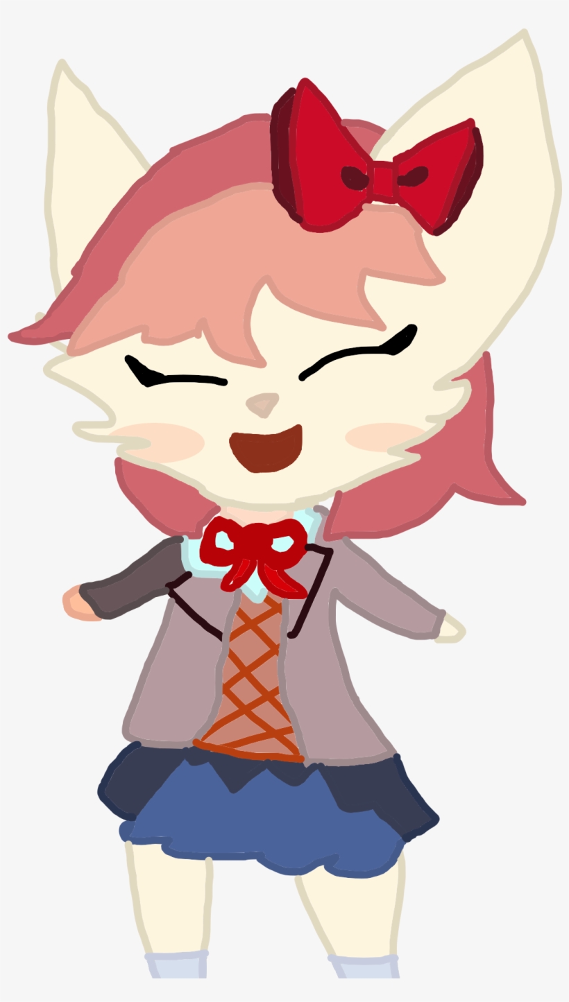 Sayori - Cartoon, transparent png download