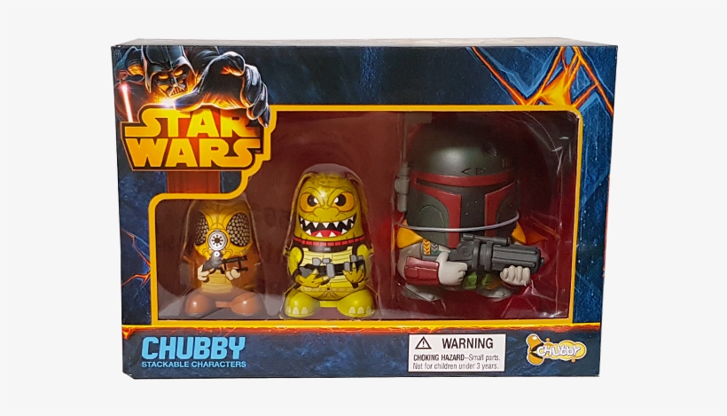 Chubby 3-pack Boba Fett - Star Wars, transparent png download