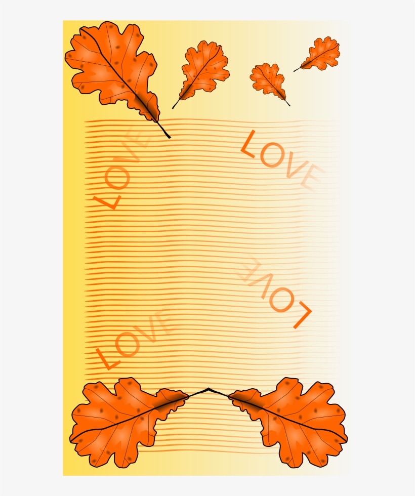 How To Set Use Love Fall Leaf Clipart, transparent png download