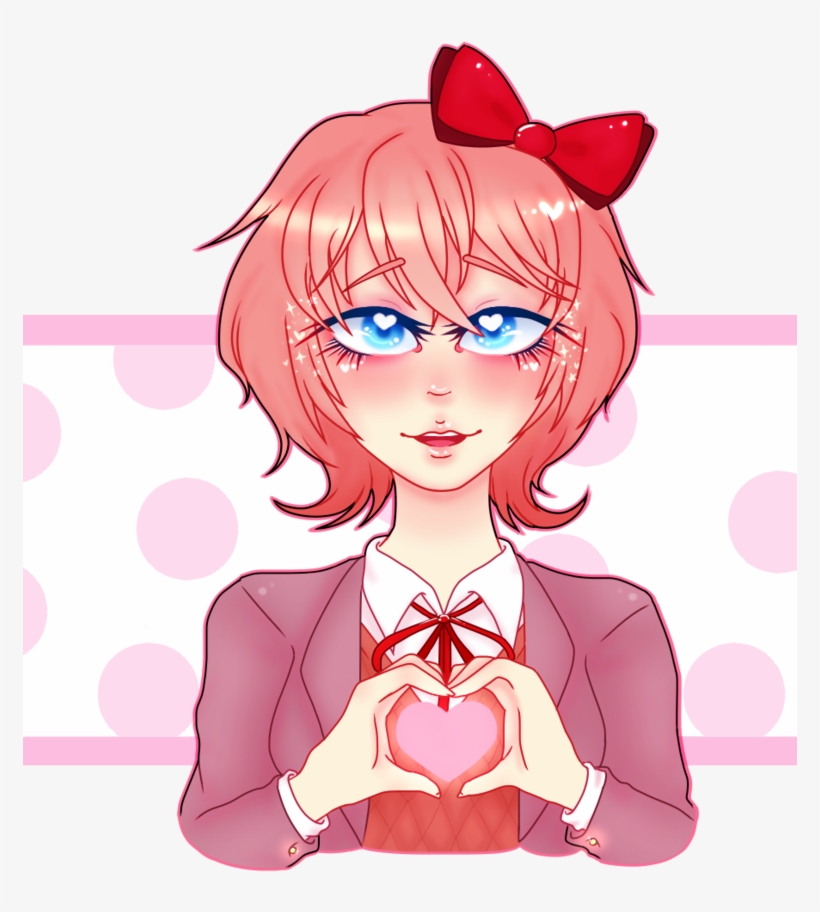 Wholesome Sayori - Anime, transparent png download