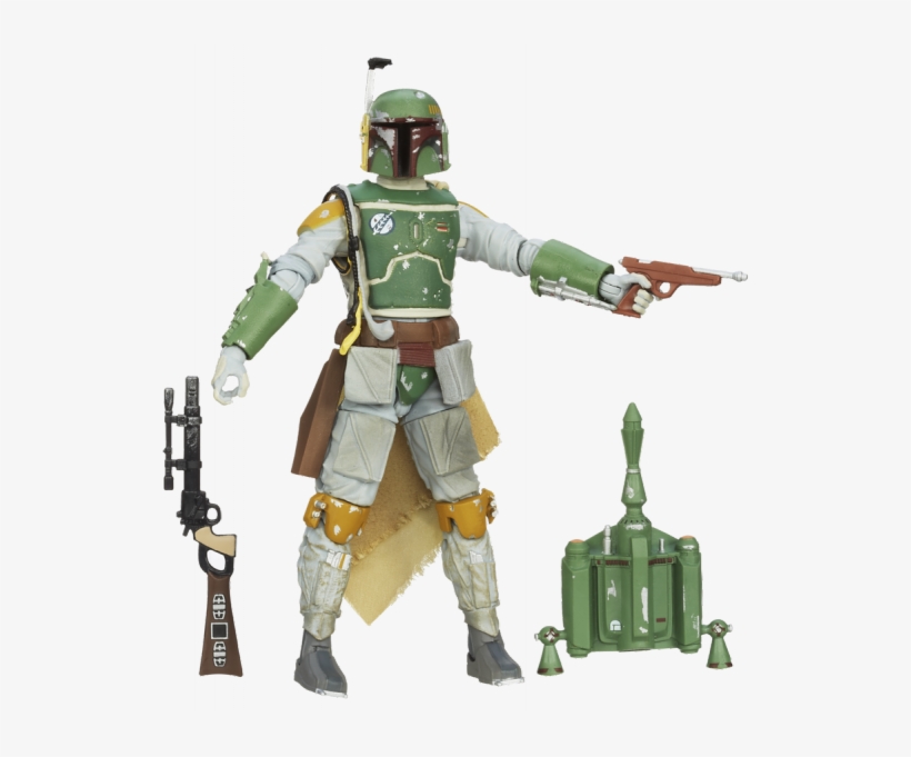 More Views - Hasbro Star Wars Black Series 6 Inch Boba Fett Action, transparent png download