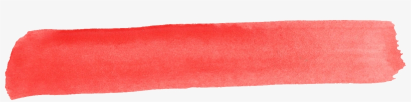 37 Red Watercolor Brush Stroke Vol - Leather, transparent png download