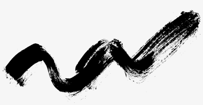 42 Grunge Brush Stroke Wave - Brush, transparent png download