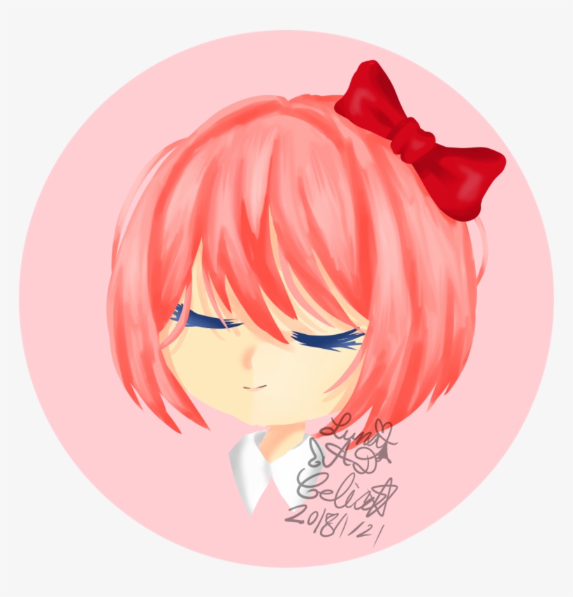 Sayori - Cartoon, transparent png download
