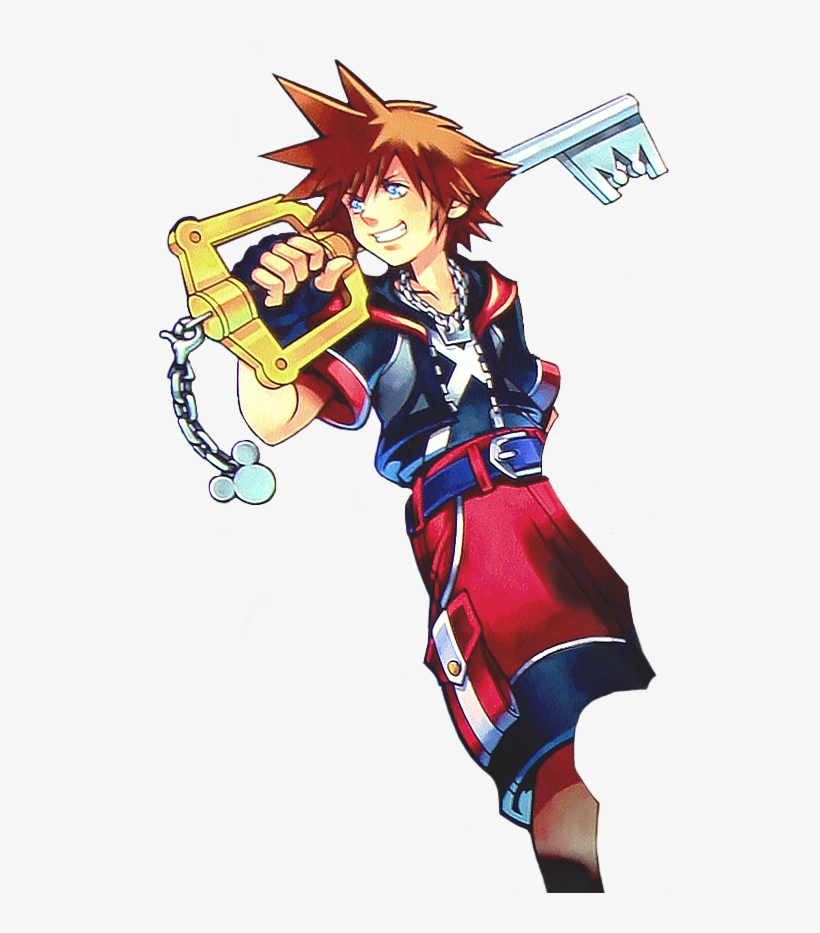 Nomura Sora Render A - Kingdom Hearts Dream Drop Distance