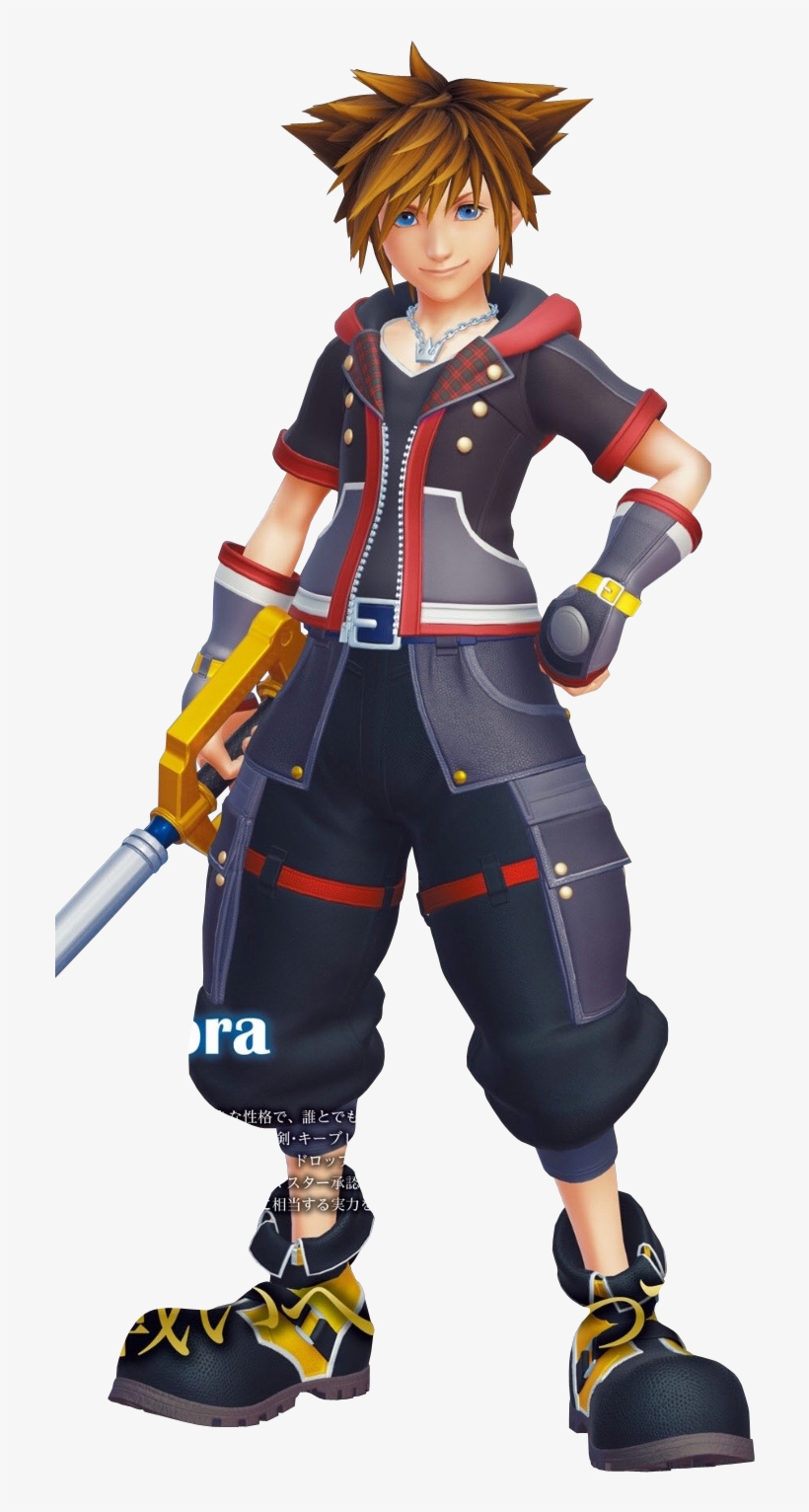 Render ~{x} - Sora Kingdom Hearts Iii, transparent png download