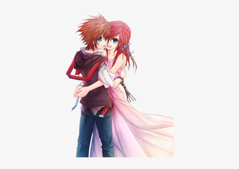 Kairi & Sora Fondo De Pantalla Entitled Sora And Kairi - Cute Sora X Kairi, transparent png download