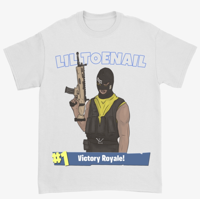 Fortnite White Tee - Lil Toenail Shirts, transparent png download