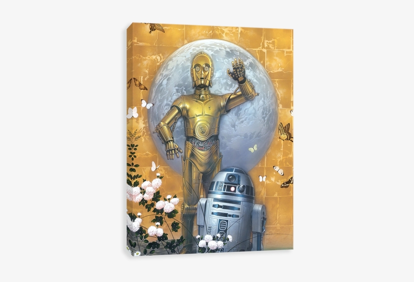 Droids On Naboo - C3po R2d2 Poster, transparent png download